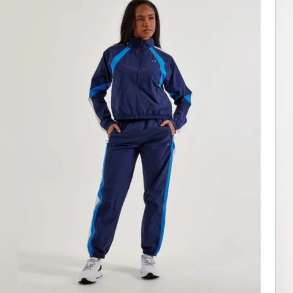 Under Armour Crinkle Pant/Jacket Track Set. - Picture 3 of 11